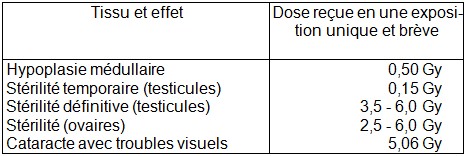 Consquences Tchernobyl sur le corps humain